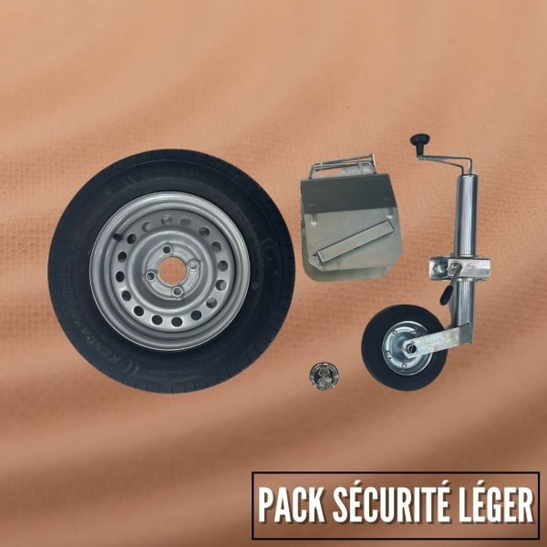 Dobbeltakslet trætrailer GVW 500kg/750kg - Billede 3