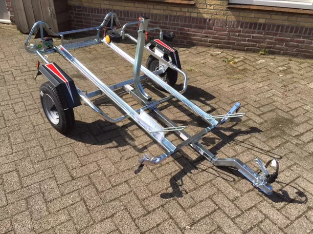 Cykeltrailer til transport af 2 elcykler - Billede 2