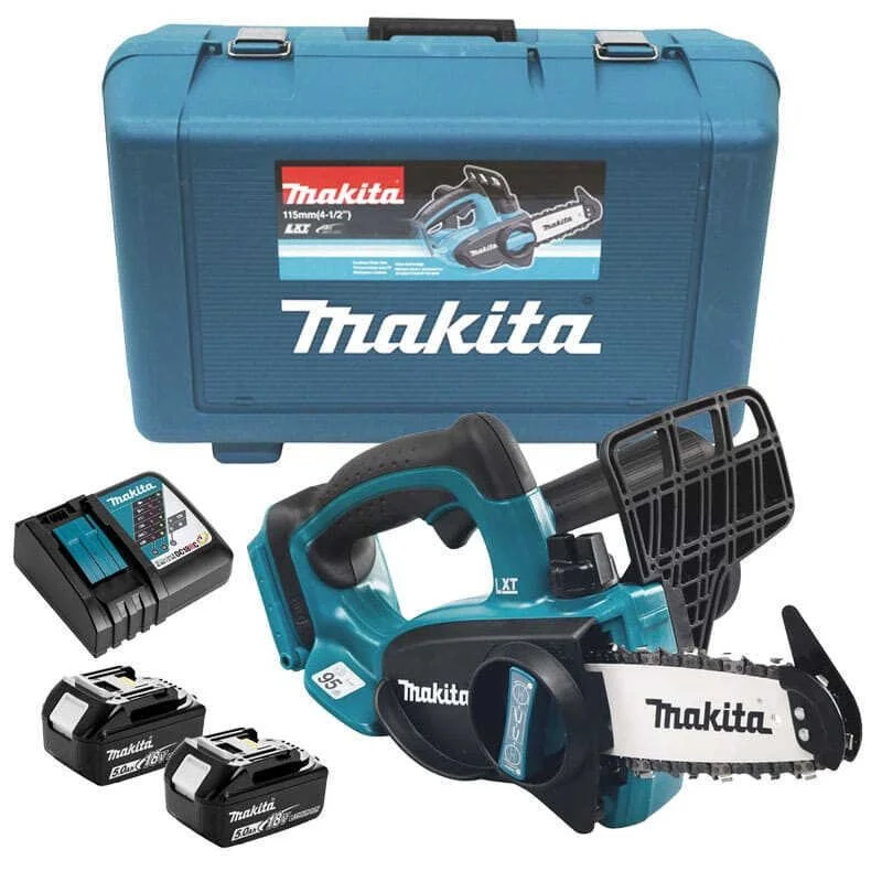 MAKITA DUC122RTE 18 V 11,5 cm batteridrevet beskærer - Billede 2