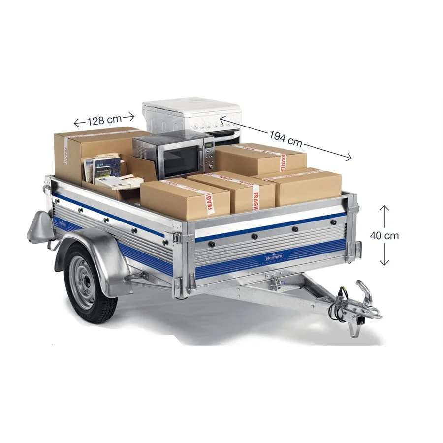 NORAUTO REGULAR 200 2M00 500kg trailer - Billede 2