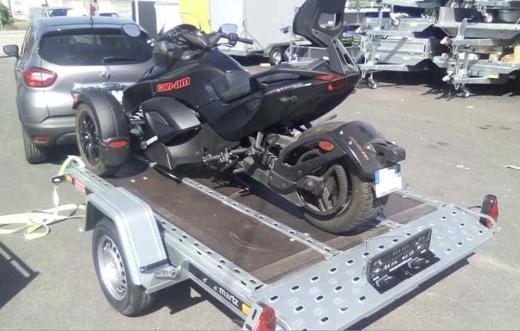 Martz TEMA motorcykelholder – GVW 750 kg - Billede 4