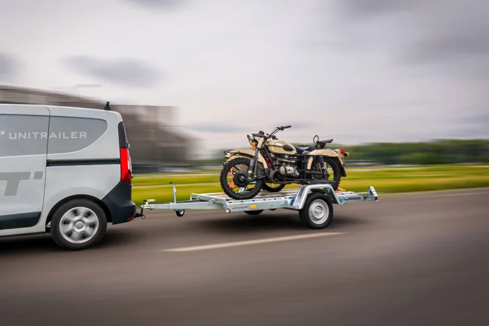 Sammenfoldelig trækstang trailer motorcykelholder / quad carrier MOTOQUAD - Billede 8