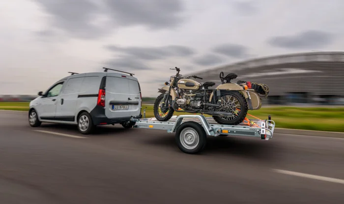 Sammenfoldelig trækstang trailer motorcykelholder / quad carrier MOTOQUAD - Billede 6