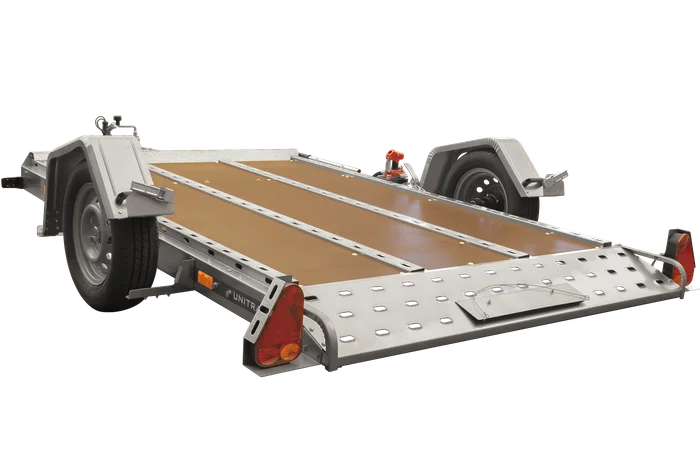 Sammenfoldelig trækstang trailer motorcykelholder / quad carrier MOTOQUAD - Billede 9