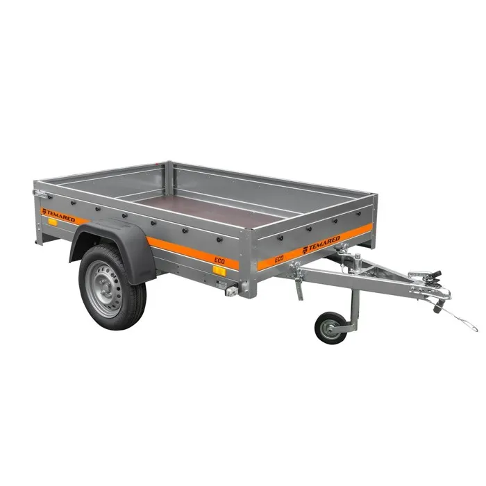 Vippegardintrailer 125 X 205 X H110 Grå - Billede 4