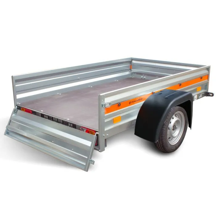 Vippegardintrailer 125 X 205 X H110 Grå - Billede 6