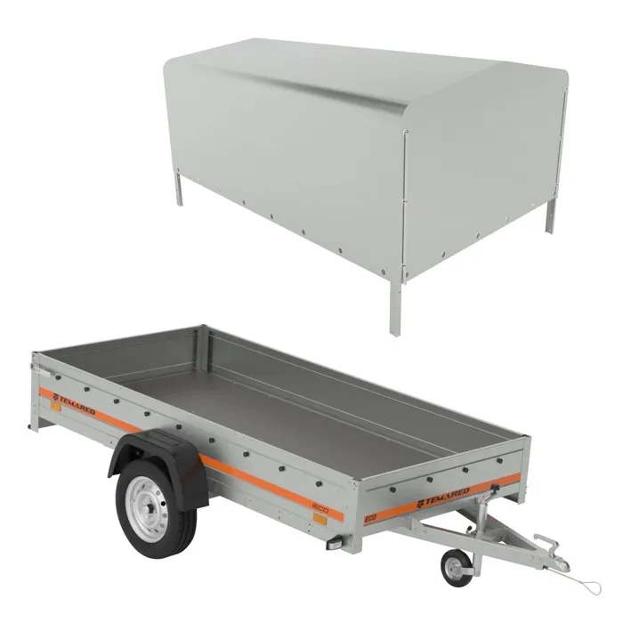 TEMA enkeltakslet trailer 264×126 cm - Billede 3
