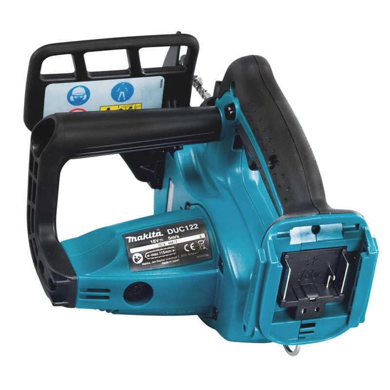MAKITA DUC122RTE 18 V 11,5 cm batteridrevet beskærer - Billede 5